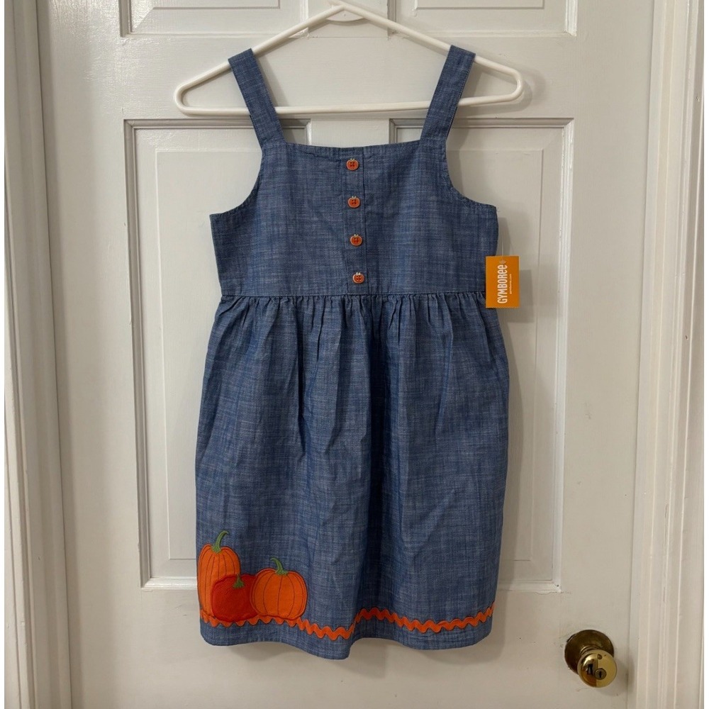 NWT Gymboree Autumn Adventures Pumpkin Dress  Halloween Fall  Thanksgiving Sz 10